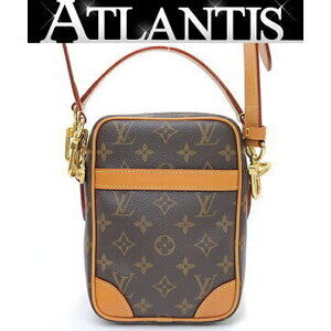 Louis Vuitton Danube Monogram Crossbody Bag Brown